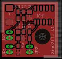 Sine2TTL PCB